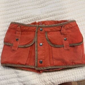 Free people mini skirt